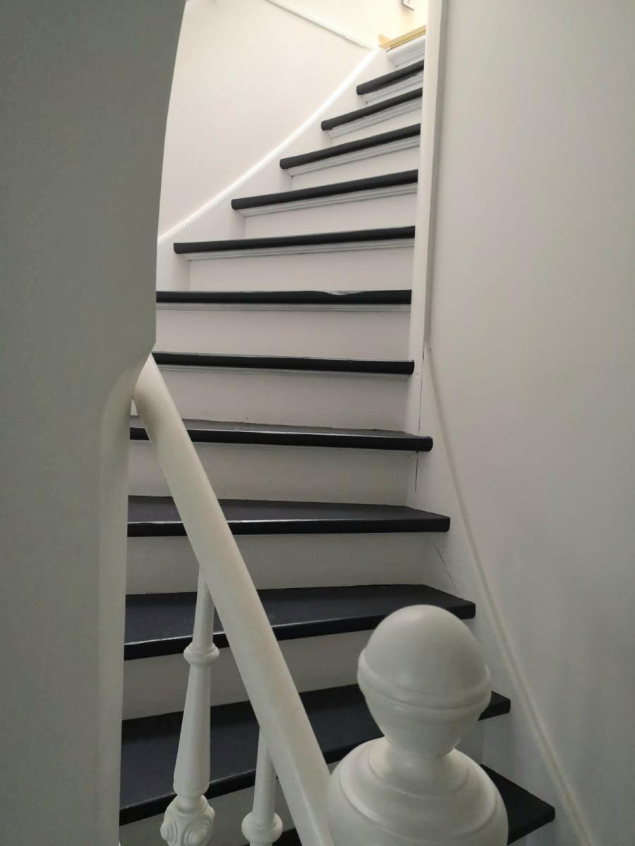 Treppe zur Wohnung