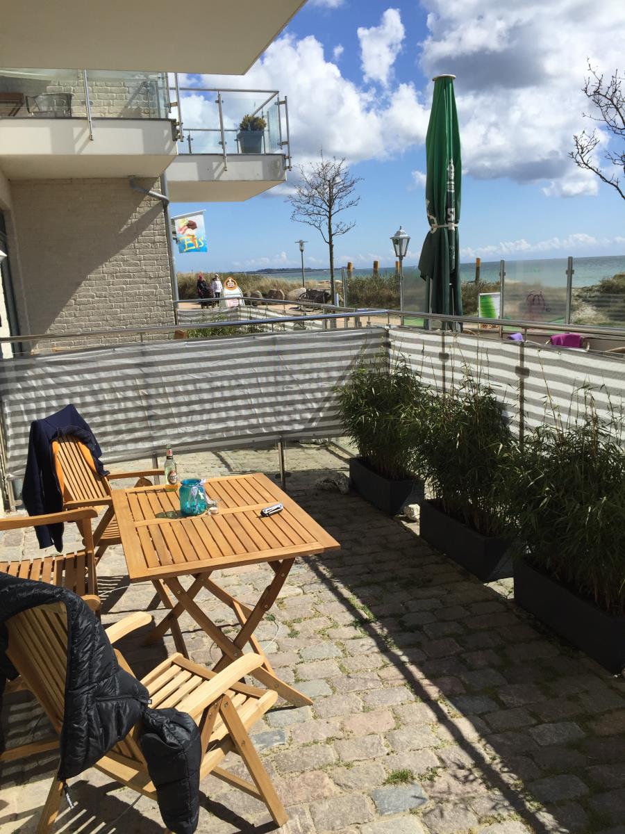 Terrasse mit Meerblick